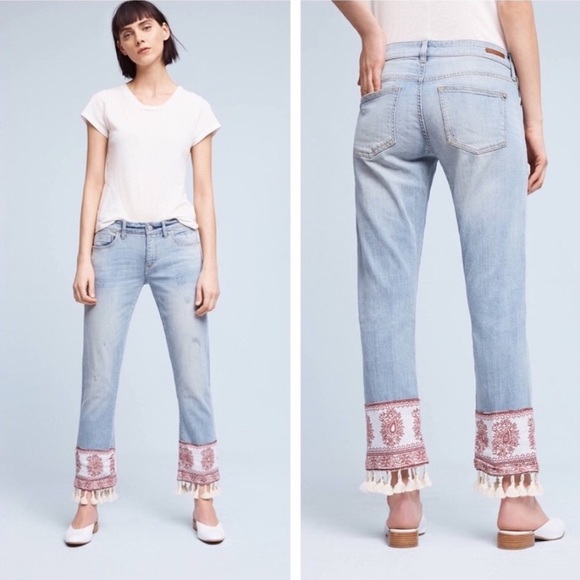 Pilcro and the Letterpress Denim - Anthropologie Pilcro Hyphen Mid-Rise Jeans size 26